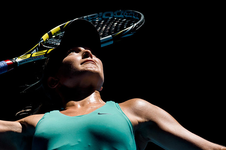 aussie open day 9: Eugenie Bouchad 