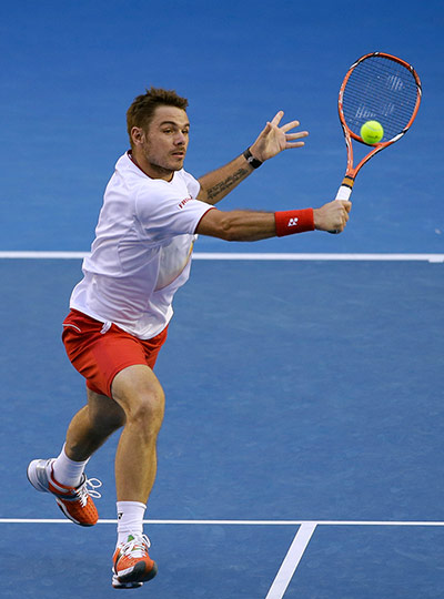 aussie open day 9: Wawrinka
