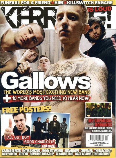 Kerrang covers: Kerrang Gallows