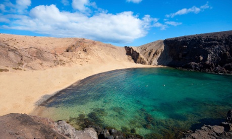 Papagayo beach in Lanzarote, the Canary Islands