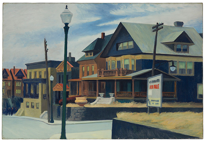 Christie's top ten lots: Edward Hopper, East Wind Over Weehawken, oil on Canvas, Painted In 1934. W