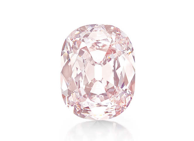 Christies: No. 10: Weighing approximately 34.65 carats, the cushion-cut 'Princie' diamond