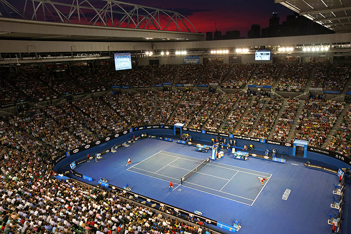 Wawrinka v Berdych : Rod Laver Arena