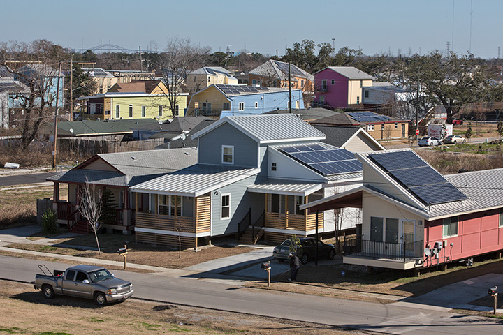 Rebuilding New Orleans: Modern eco-friendly homes in Brad Pitt's Make it Right Foundation