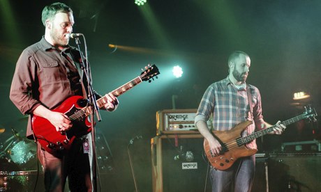 Mogwai perform in Newcastle upon Tyne