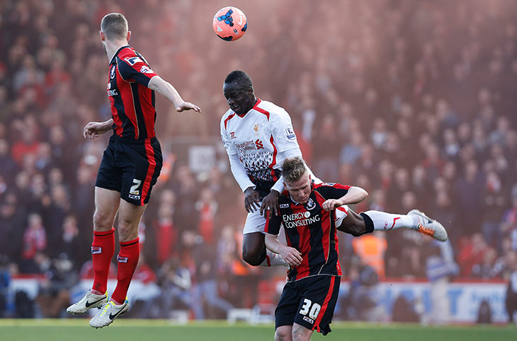 Bournemouth v  Liverpool : Sissoko on top of Ritchie 