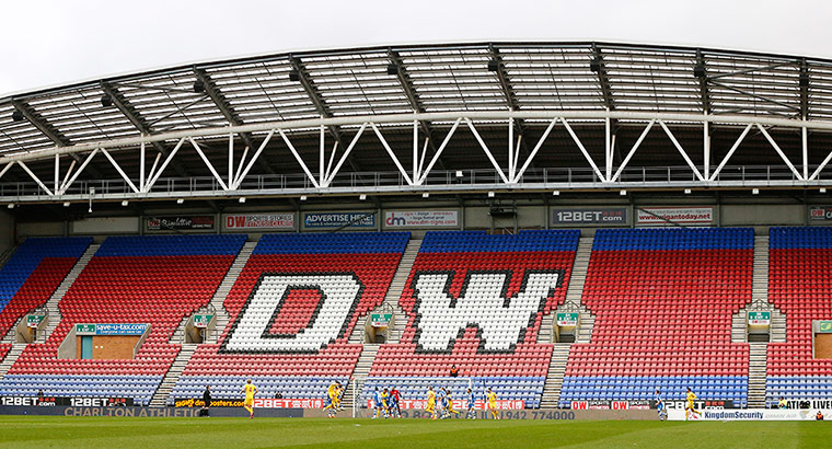 Saturday's games: Empty seats at Wigan