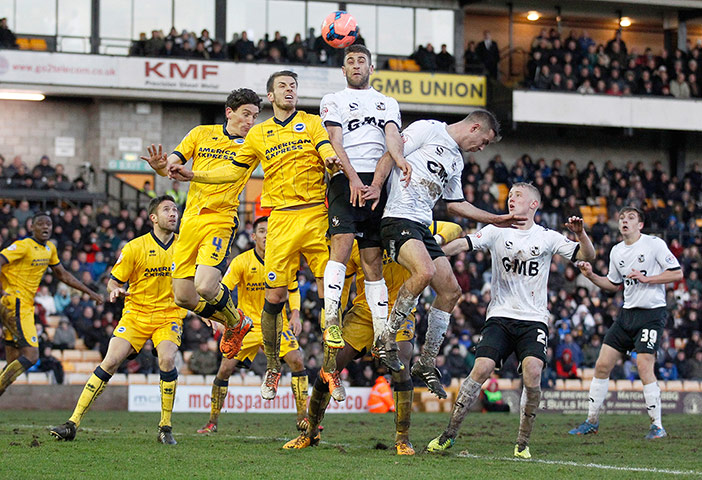Saturday's games: Port Vale v Brighton & Hove Albion 