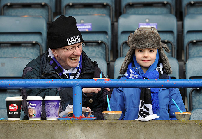 Saturday's games: Rochdale fans