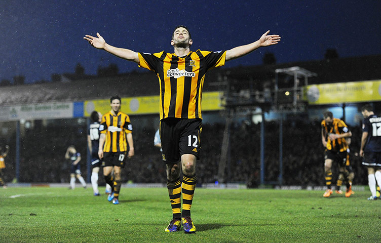 Saturday's games: Matty Fryatt celebrates