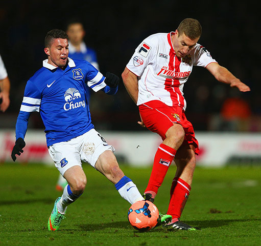 Saturday's games: Bryan Oviedo suffered a double leg break 