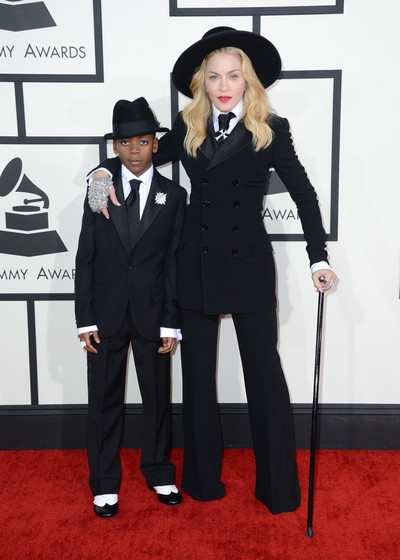 Grammy fashion 2014: David Ritchie, Madonna