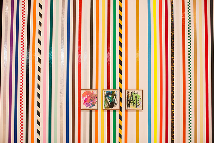 Martin Creed: Striped walls abd paintings