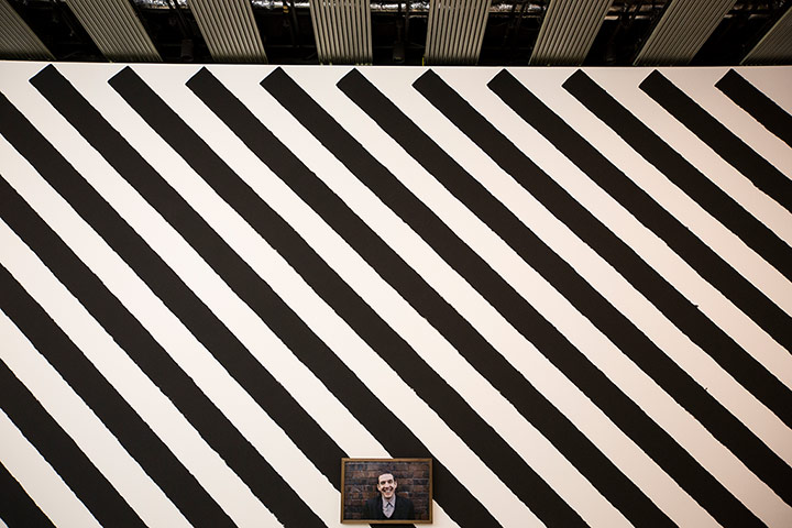 Martin Creed: Self portrait smiling 