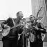 Pete Seeger: Seeger, left, performing at the Rally for Detente at Carnegie Hall in New Y