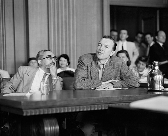 Pete Seeger: Seeger with his attorney Paul Ross