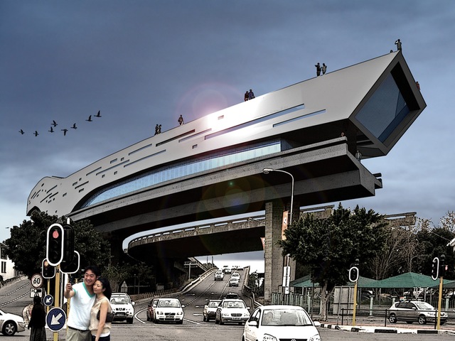 Imitation high lines: Tsai Design's proposal for Cape Town's Unfinished Highway, South Africa.  T
