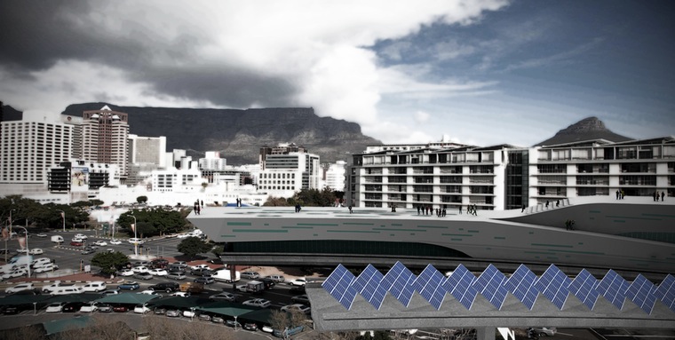 Imitation high lines: Unlike New York’s High Line Park, the road in Cape Town leads nowhere