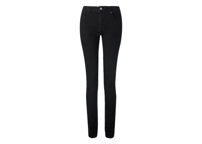 Jeans: The best jeans -high waisted black skinnies by Nudie jeans