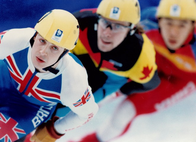 Archive-Gooch-skate: Archive Nicky Gooch speed skating