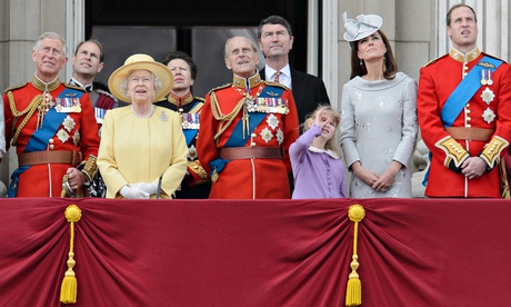 Royal family at Buckingham Palace