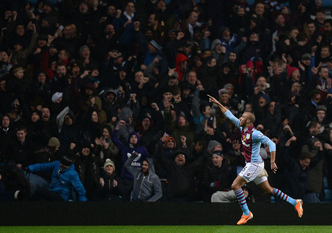 wednesday's matches: Fabian Delph celebrates 