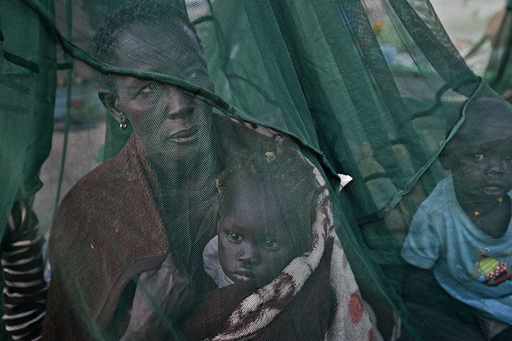 20 Photos: A displaced family wake up in Awerial, South Sudan