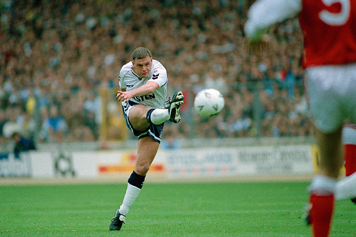 arsenal v spurs: Gazza