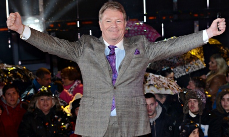 Jim Davidson celebrates his Celebrity Big Brother win
