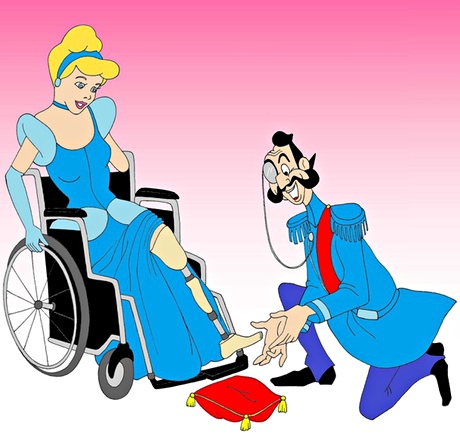Alexsandro Palombo's disabled Disney Cinderella