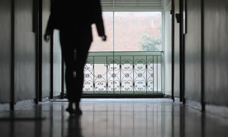 Anonymous person walking