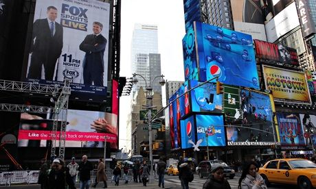 Advertising in Times Square, New York