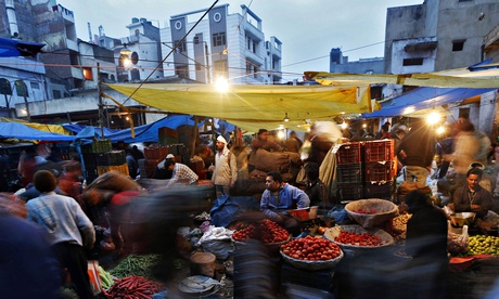 Vegetable market, Delhi, 22/1/14
