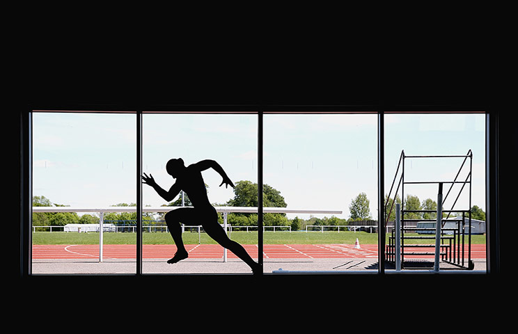 20 Photos: Sarah Adams, a brakewoman in Team GB's bobsleigh squad sprints in Bath
