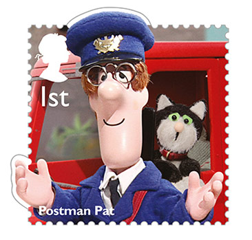 stamps: Postman Pat