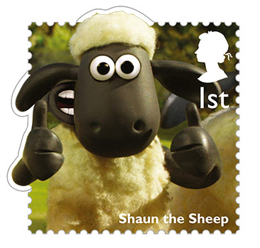 stamps: Shaun The Sheep
