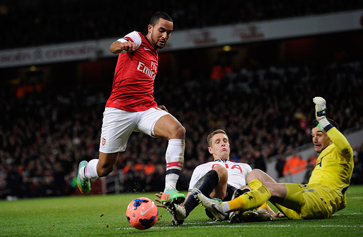 Arsenal versus Spurs: Theo Walcott
