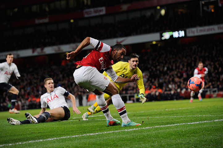 Arsenal versus Spurs: Theo Walcott