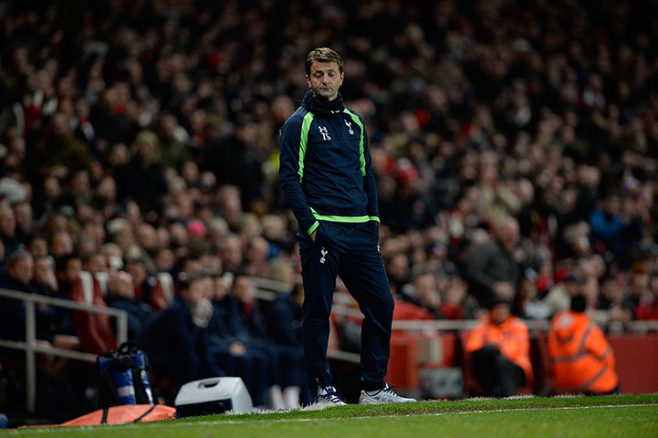 Arsenal versus Spurs: Spurs manager Tim Sherwood 