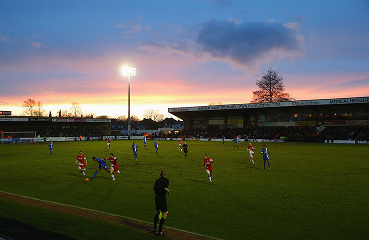 FA CUP THIRD ROUND: Kidderminster Harriers v Peterborough United 