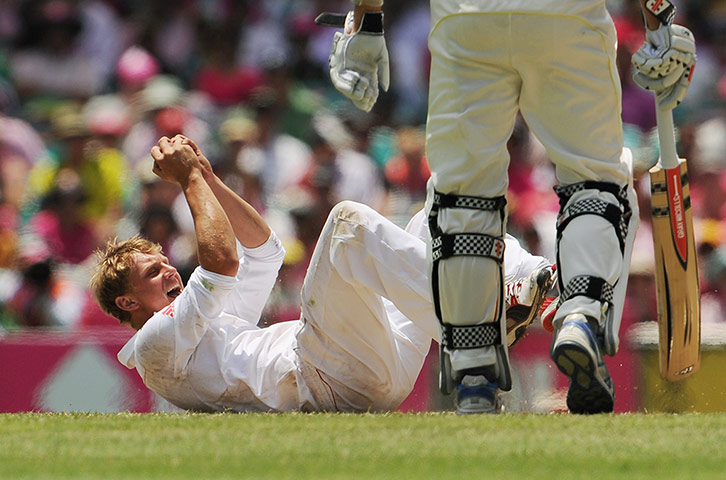 cricket: England bowler Scott Borthwick takes a d