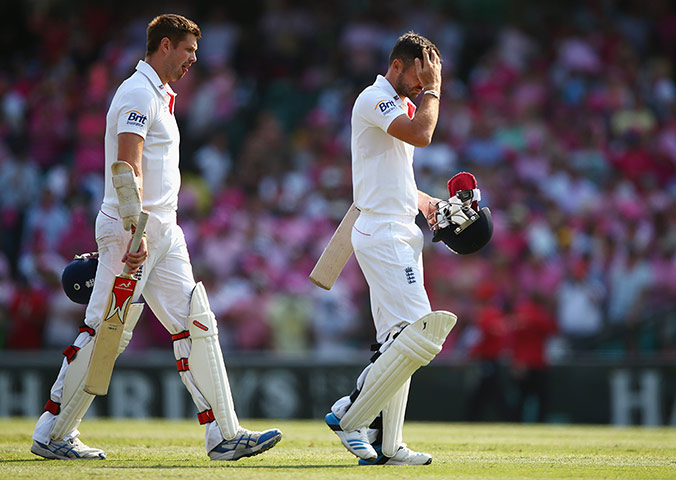 cricket.: Australia v England - Fifth Test: Day 3