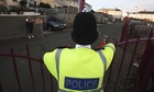 PC Marc Griffin patrols the Close Hill estate in Redruth, Cornwall