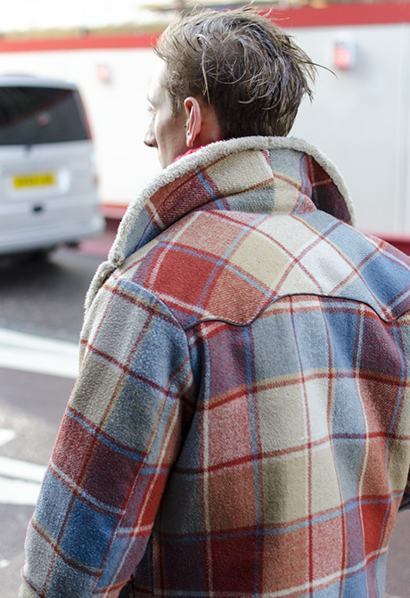 Street style at London Collections: Men AW 14 shows.