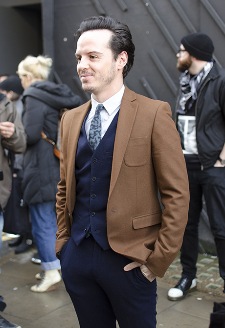 Street style at London Collections: Men AW 14 shows.