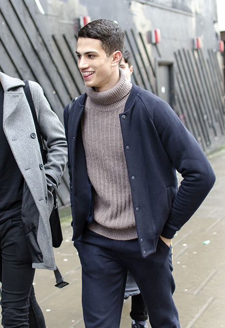 Street style at London Collections: Men AW 14 shows.
