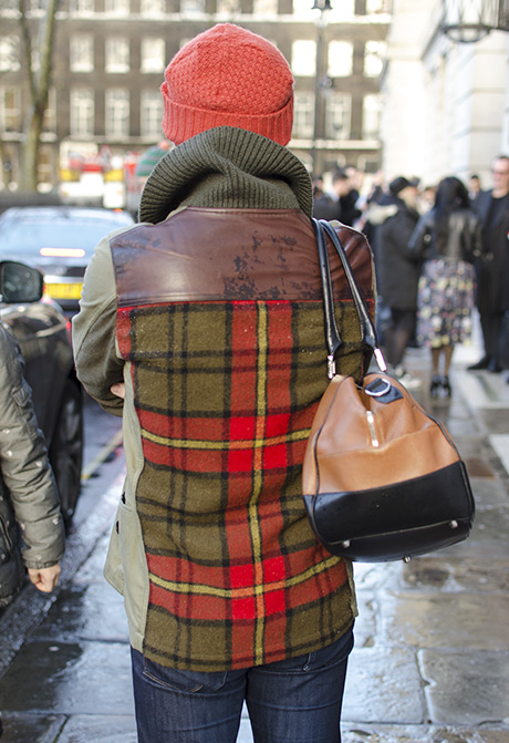 Street style at London Collections: Men AW 14 shows.