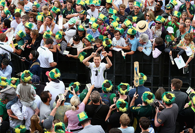 Celebrations: Peter Siddle dances