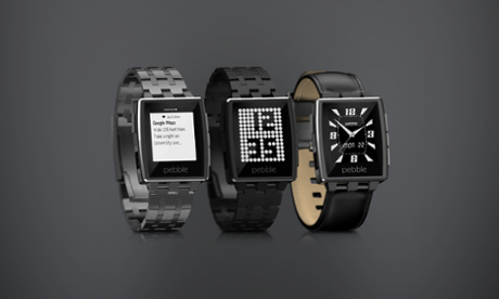 Smartwatch aço Pebble