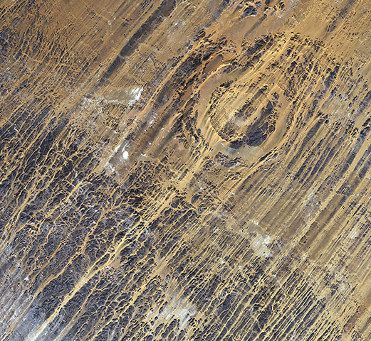 Month in Space: The Aorounga Crater in northern Chad